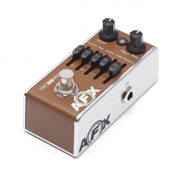 Fishman AFX Pro EQ Mini Acoustic Preamp & EQ - Angled