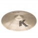 Zildjian 19” K Paper Thin Crash Cymbal - Angled