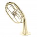 Rotary Valve Bb Student Baritone Horn by Gear4music, Gold
