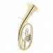 Rotary Valve Bb Student Baritone Horn by Gear4music, Gold