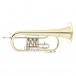 Rotary Valve Bb Student Flugel Horn by Gear4music, Gold