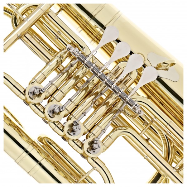Rotary Valve 4 Keys Bb Student Tuba by Gear4music, Gold