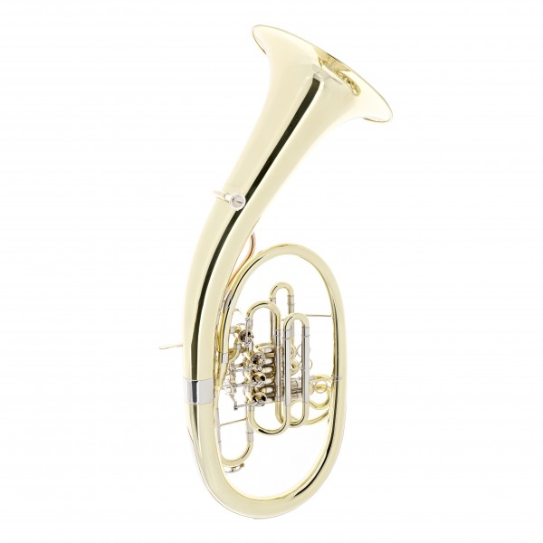 Rotary Valve F/Bb Student Wagner Horn by Gear4music, Gold