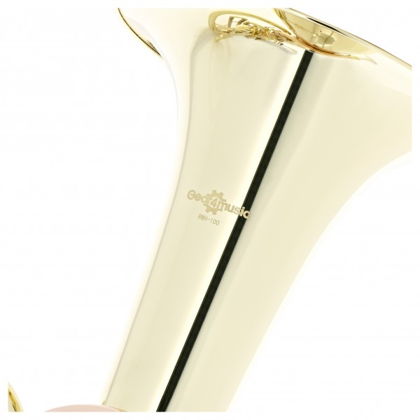 Rotary Valve F/Bb Student Wagner Horn by Gear4music, Gold