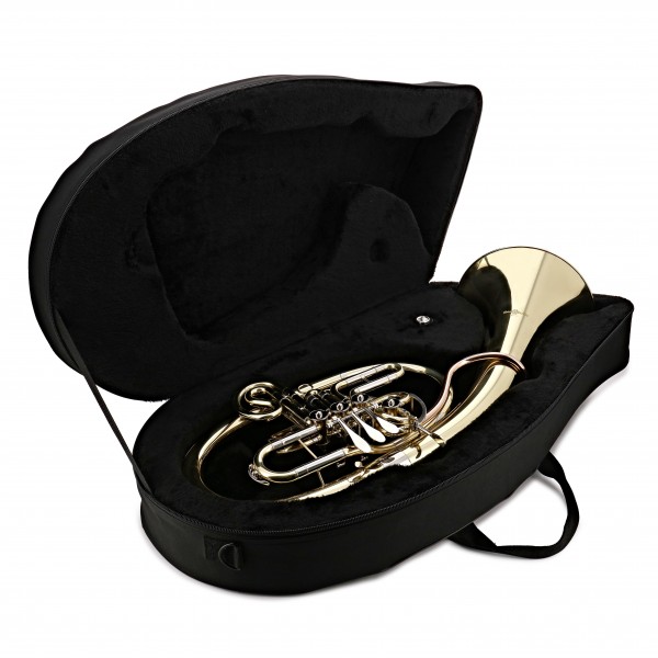 Rotary Valve F/Bb Student Wagner Horn by Gear4music, Gold