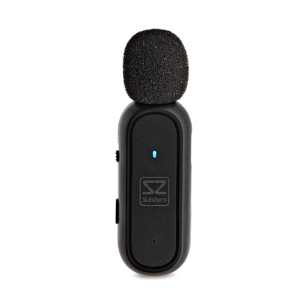 SubZero Wireless Lavalier Mic with USB-C and Lightning Connections