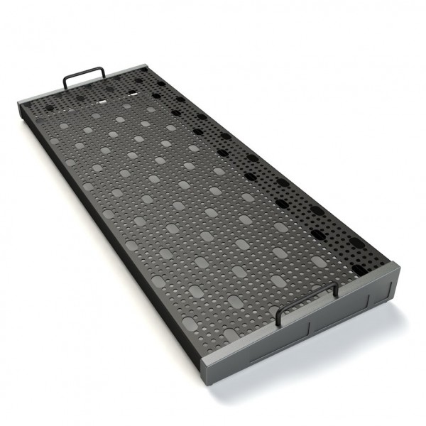 Temple Audio DUO 34 Pedalboard, Gun Metal side