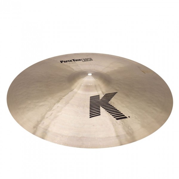 Zildjian 21” K Paper Thin Crash Cymbal - Angled