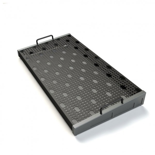 Temple Audio DUO 24 Pedalboard, Gun Metal side