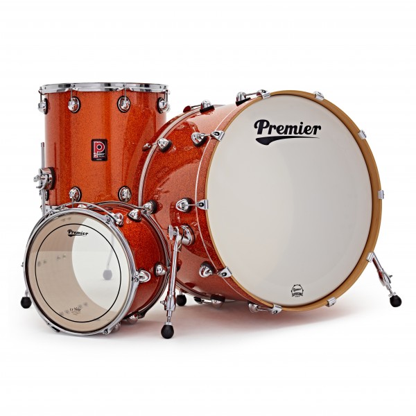 Premier Genista 24” 3pc Birch Shell Pack, Orange Sparkle