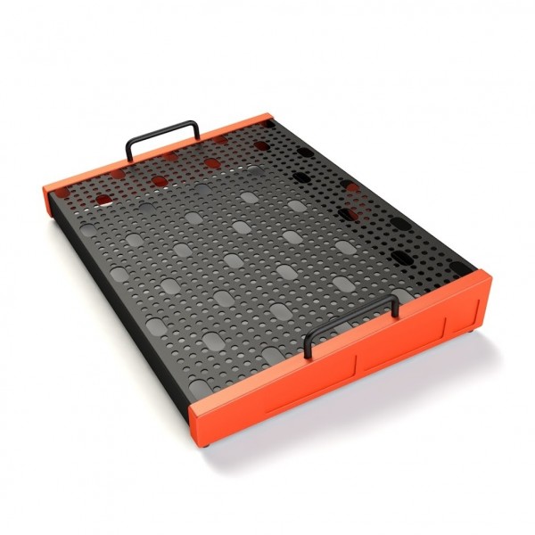 Temple Audio Pedalboard DUO 17, Temple Red | Gear4music