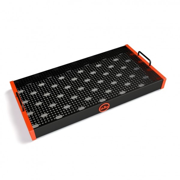 Temple Audio DUO 24 Pedalboard, Temple Red rear