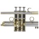 Bach Stradivarius 19072V Trumpet, Clear Lacquer 6