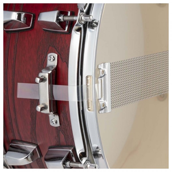 Tamburo T5LX 14 x 5.5'' Snare Drum, Wood Grain Red - Snare Wires 