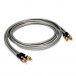 Fisual Rio Premium Stereo RCA Phono Cable, 1.5m