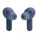 JBL Tune Beam True Wireless Noise Cancelling Earbuds, Blue Front View
