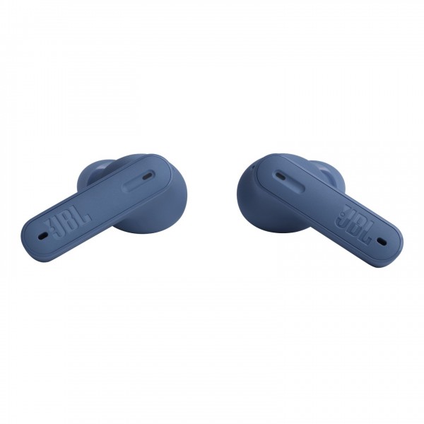JBL Tune Beam True Wireless Noise Cancelling Earbuds, Blue Back View