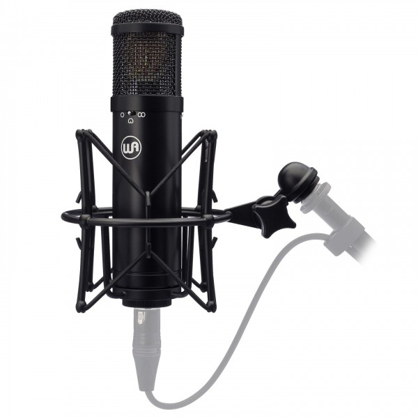 WA-47jr FET Microphone, Black - With Mount