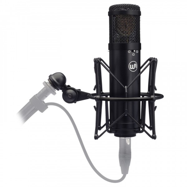 Warm Audio WA-47jr, Black - With Mount 2