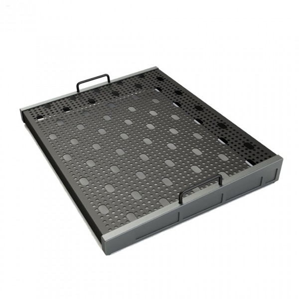 Temple Audio TRIO 21 Pedalboard, Gun Metal - Angled