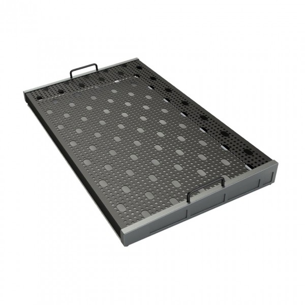 Temple Audio TRIO 28 Pedalboard, Gun Metal - Angled