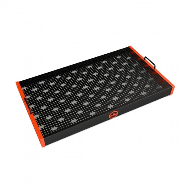 Temple Audio TRIO 28 Pedalboard, Temple Red - Rear