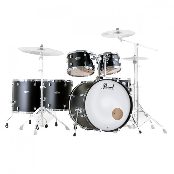 Pearl Decade Maple 22'' 6pc Shell Pack, Satin Slate Black