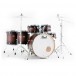Pearl Decade Maple 22'' 6pc Shell Pack, Satin Brown Burst
