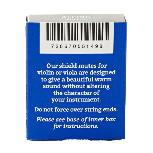 Alpine Artist Violin & Viola Mute 3