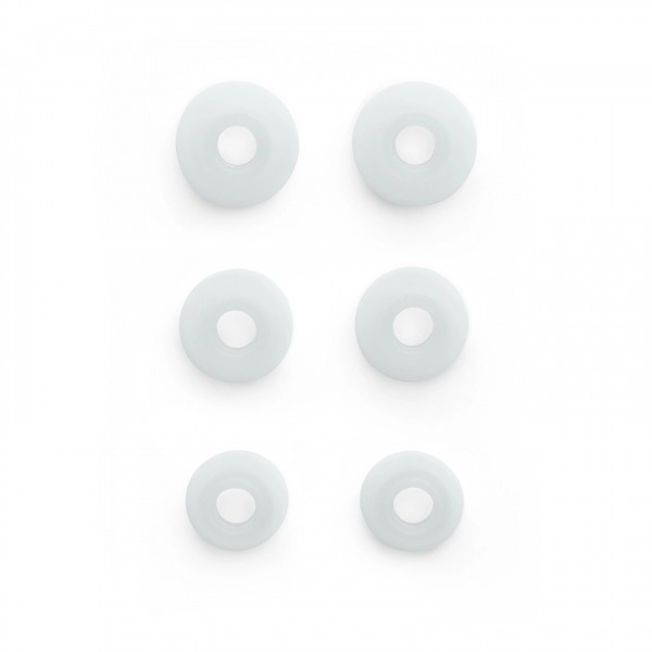 JBL Tune Beam True Wireless Noise Cancelling Earbuds, White Ear Pads