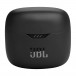 JBL Tune Flex True Wireless Noise Cancelling Earbuds, Black Case Front View