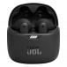 JBL Tune Flex True Wireless Noise Cancelling Earbuds, Black Case Front View 2