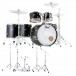 Pearl Decade Maple 22'' 6pc Drum Kit w/Hardware, Satin Slate Black