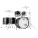 Pearl Decade Maple 22'' 6pc Drum Kit, Satin Slate Black