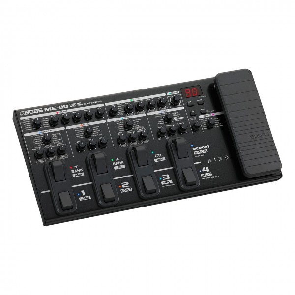 Boss ME-90 Guitar Multi Effects Unit - Angled