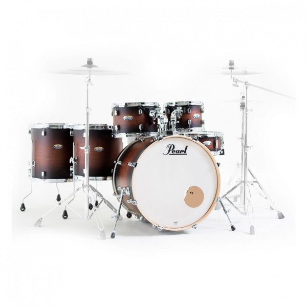 Pearl Decade Maple 22'' 6pc Shell Pack, Satin Brown Burst