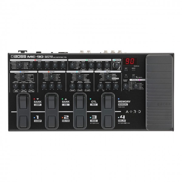 Boss ME-90 Guitar Multi Effects Unit Bundle - Unit