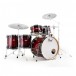 Pearl Decade Maple 22'' 6pc Shell Pack, Gloss Deep Red Burst