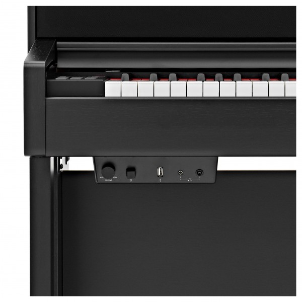 G4M High Top Upright Piano, Black