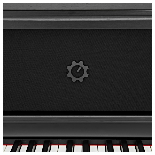 G4M High Top Upright Piano, Black