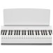 Yamaha P225 Digital Piano X Frame Package, White 6