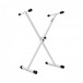 X-Frame Keyboard Stand, White by Gear4music