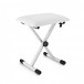 Adjustable Keyboard / Piano Bench by Gear4music, White