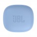 JBL Wave Flex True Wireless Earbuds, Blue Case Top View