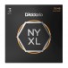 D'Addario NYXL Electric Guitar Strings Reg. Light .010 - .046, 3 Pack