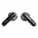 JBL Tune Flex Ghost Edition Noise Cancelling Earbuds, Black Gloss Back View