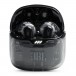 JBL Tune Flex Ghost Edition Noise Cancelling Earbuds, Black Gloss Case Front View