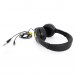 SOHO Study, Linkable Headphones, Black - Angled Flat