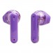 JBL Tune Flex Ghost Edition Noise Cancelling Earbuds, Purple Back View 2