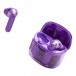JBL Tune Flex Ghost Edition Noise Cancelling Earbuds, Purple Case Front View 3